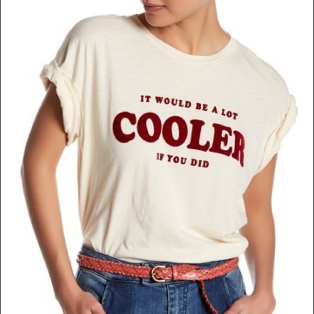 Wildfox Slightly Crop T Shirt